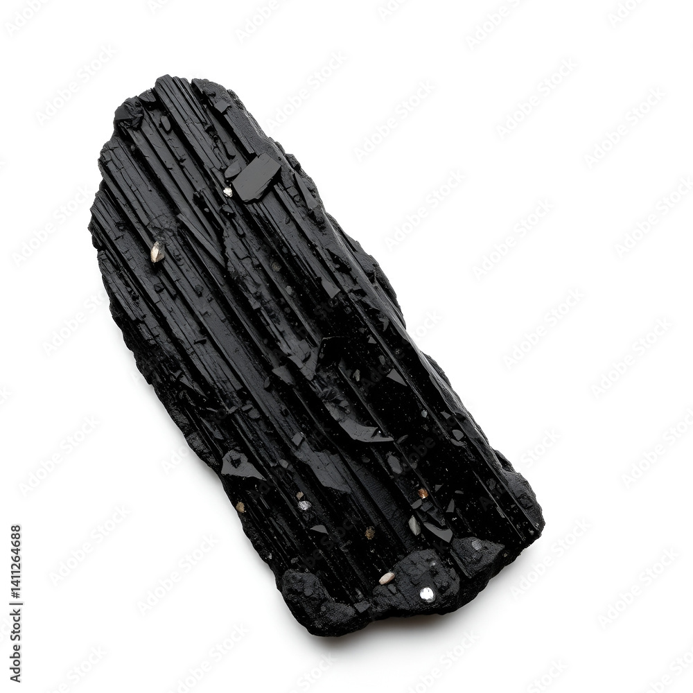 custom made wallpaper toronto digitalnatural black tourmaline scherl on the white background