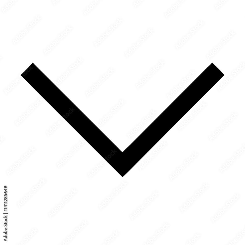Chevron Down Alt Icon Vector Illustration Chevron Down Alt Icon Vector Illustration