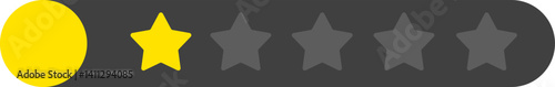 1 star rating icon