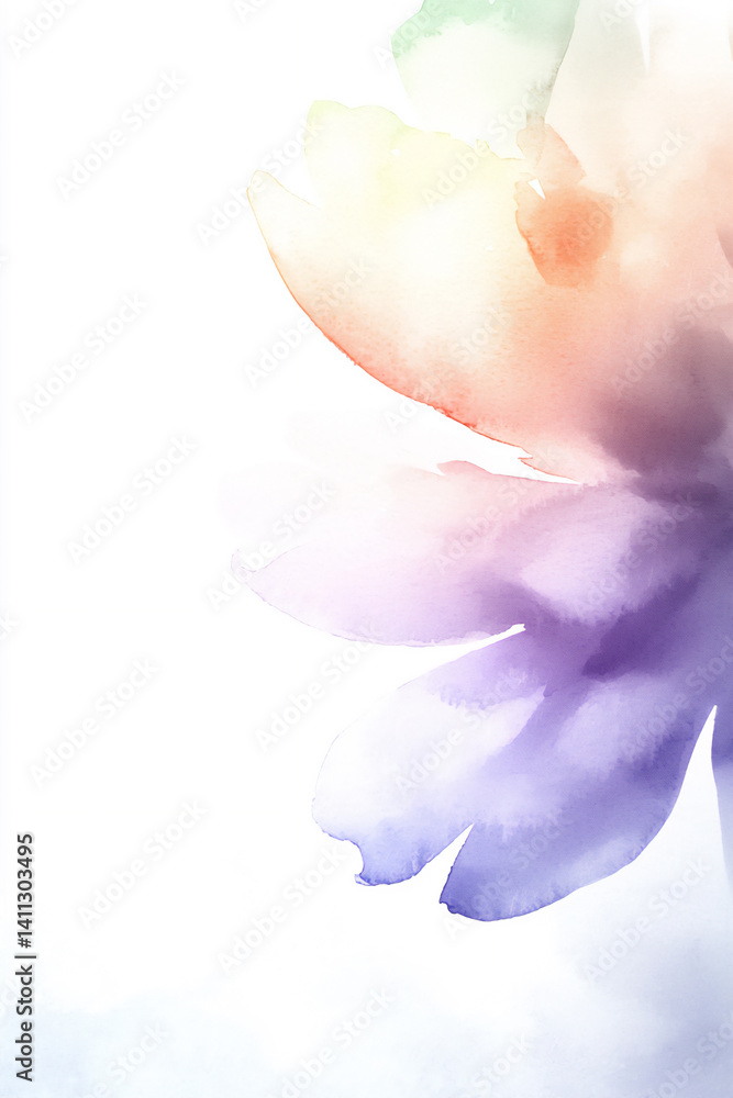 Fototapeta premium japanese floral colors,