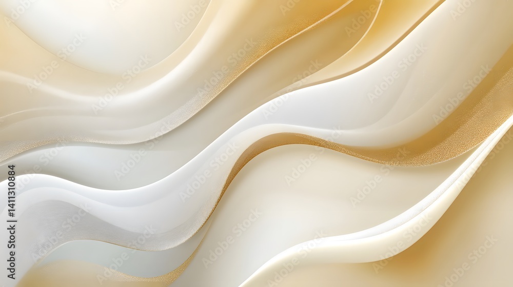 Obraz premium Gradient Abstract Background with Gold and Champagne Hues