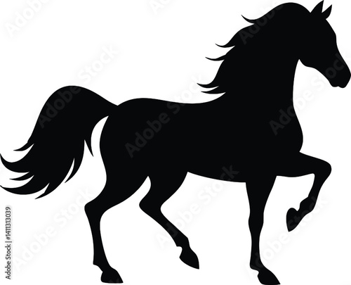 A Majestic Horse in a Standing Position