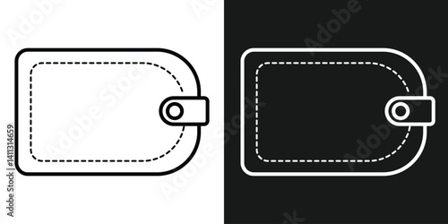 Wallet icon set. Containing e-wallet, purse, dollar, secured, protection, cardholder, credit card, cash and more. Solid vector icons collection in eps 10.