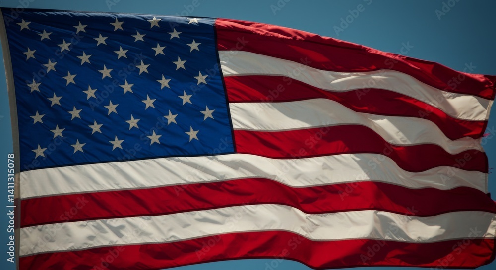 Obraz premium Flag of the america