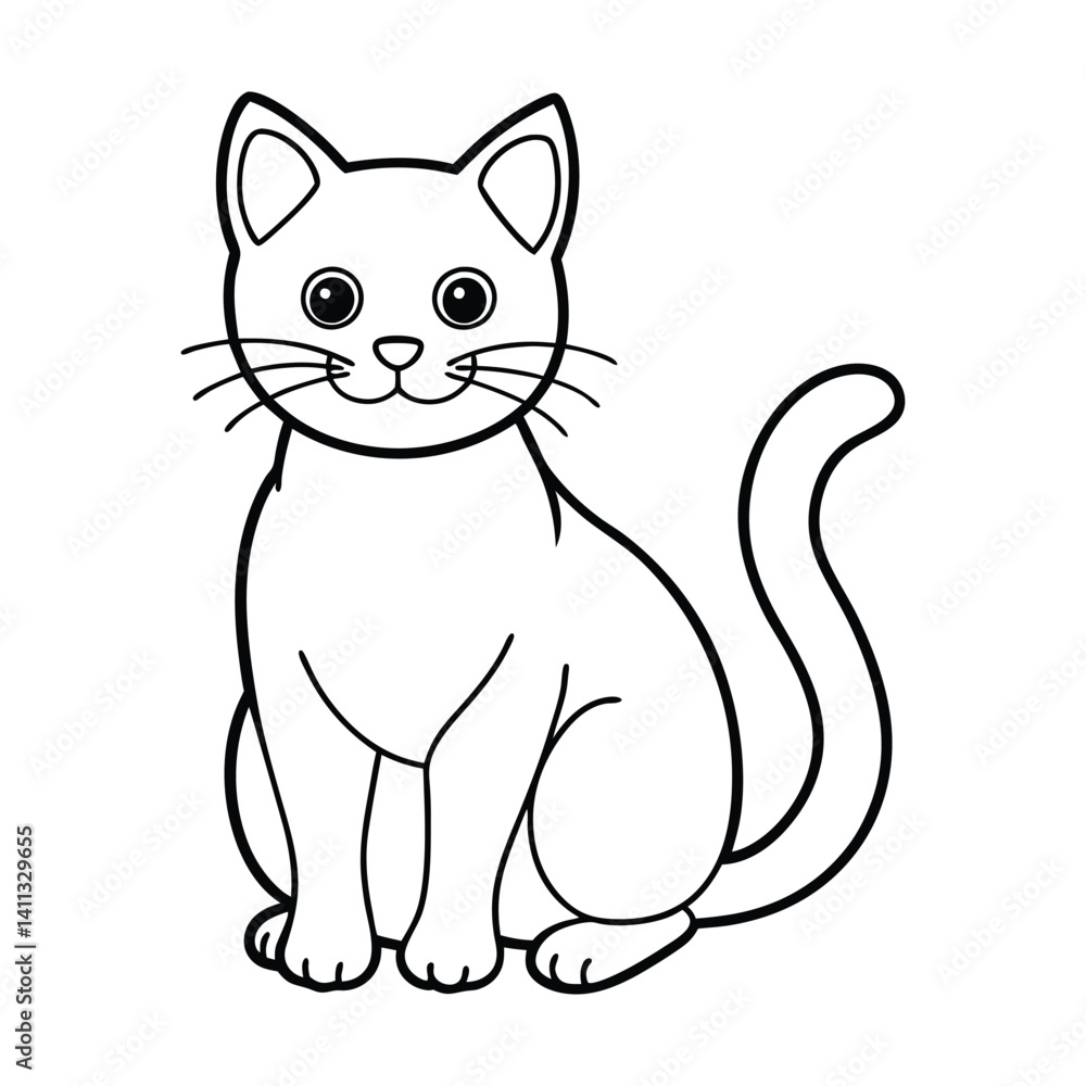 vector illustration of a cat vector illustration of a cat