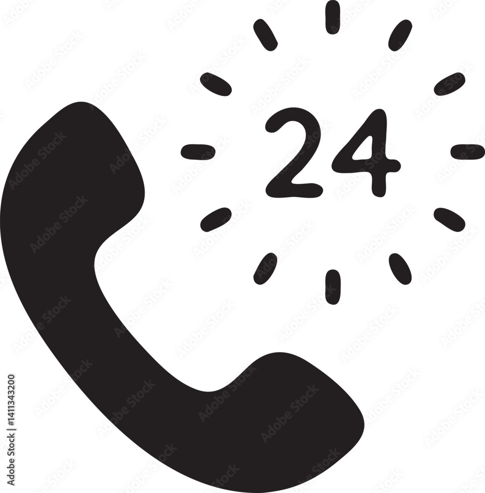 Obraz premium Ringing phone simple icon. Smartphone ringing. Vector ICON all icon