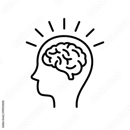 Set human brain icon logo digital technology, tech science, global digital, enhanced memory and focus, expert, genius, idea, intelligent, brainstorm, knowledge, creative, smart, solution, Vector.