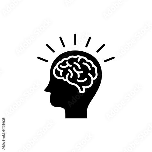 Set human brain icon logo digital technology, tech science, global digital, enhanced memory and focus, expert, genius, idea, intelligent, brainstorm, knowledge, creative, smart, solution, Vector.