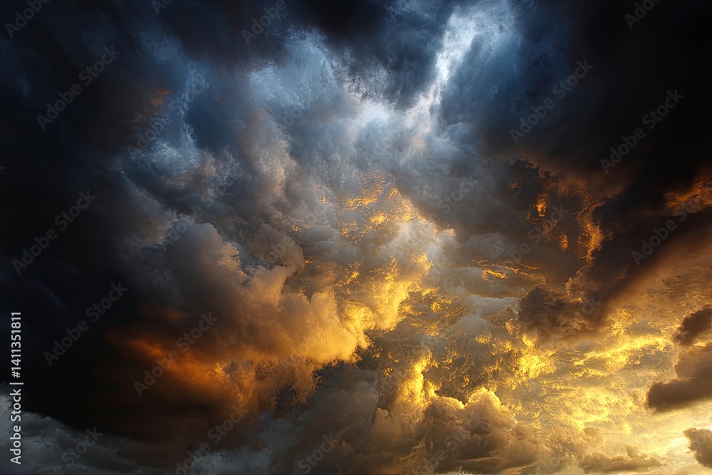 Dramatic cloudscape Dramatic cloudscape