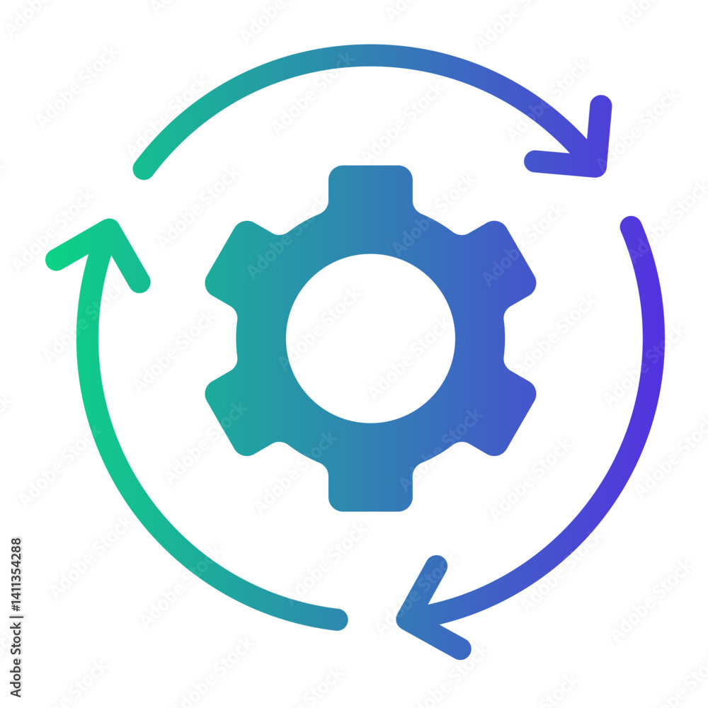 development Gradient icon development Gradient icon