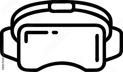 vr headset vector icon