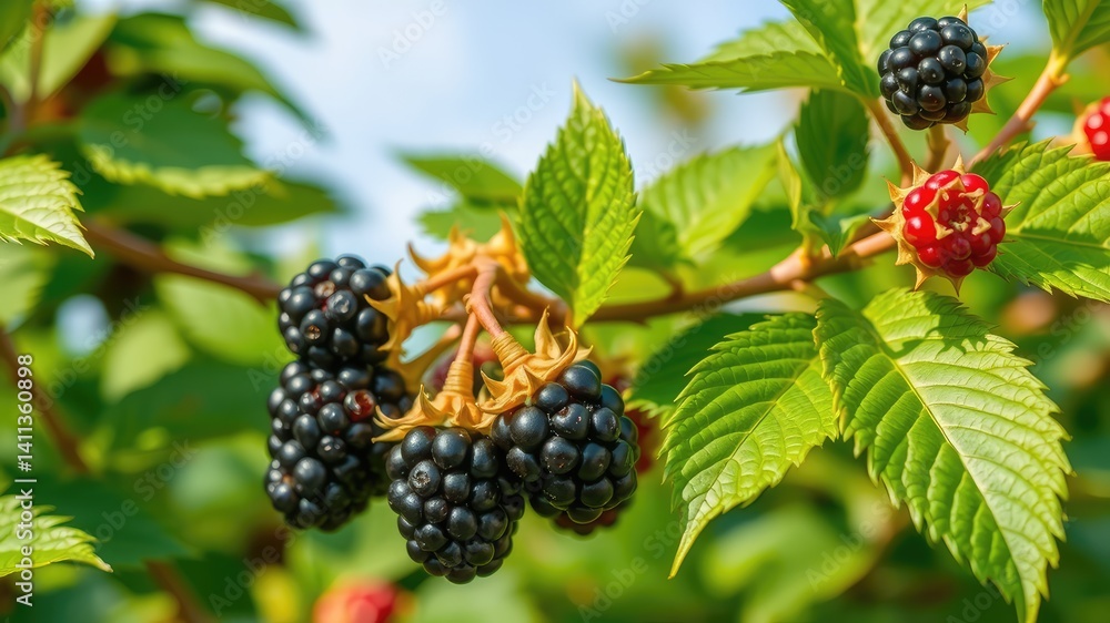 Blackberry on the bush, Blackberry images, blackberry wallpaper, Ripe and Unripe Blackberries on Vine with Green Leaves in Natural Garden Setting Blackberry on the bush, Blackberry images, blackberry wallpaper, Ripe and Unripe Blackberries on Vine with Green Leaves in Natural Garden Setting