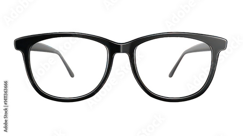 Black Framed Clear Lens Glasses