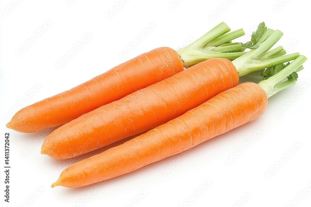 Fresh carrots in a studio setting Fresh carrots in a studio setting