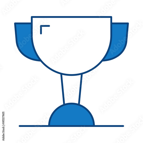 Award Blue Line Icon. Startup, Success, Growth Editable Stroke Vector Illustration
