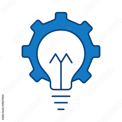 Ideas Blue Line Icon. Startup, Success, Growth Editable Stroke Vector Illustration