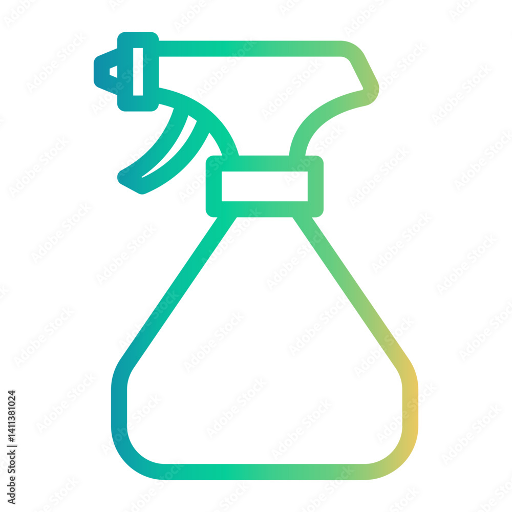 spray Line Gradient Icon