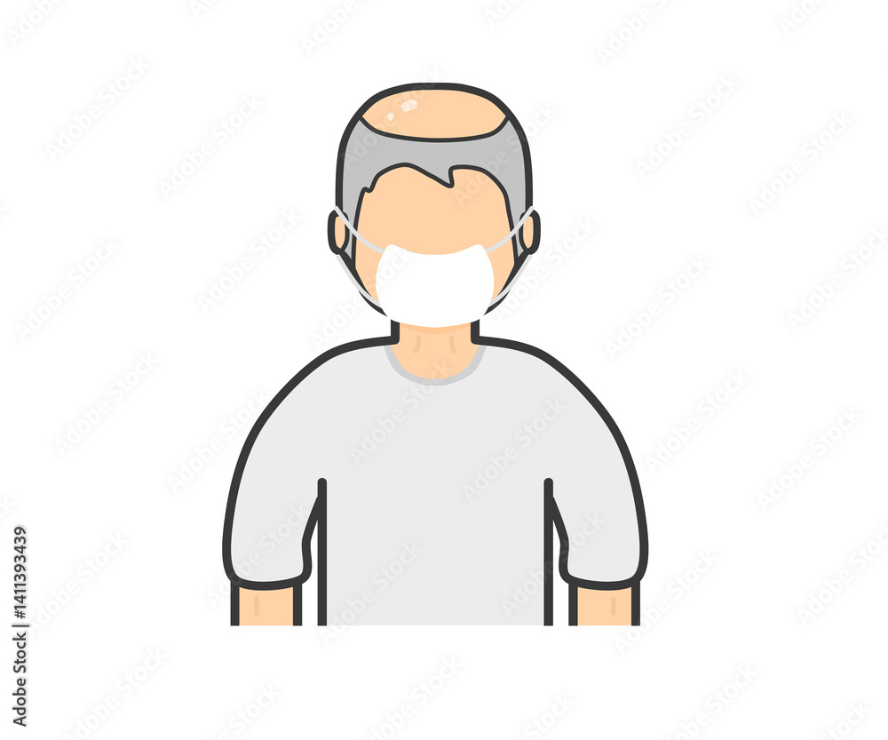 Uncle Mask in the White Dress