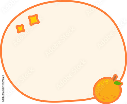 Cute fruit Text box label