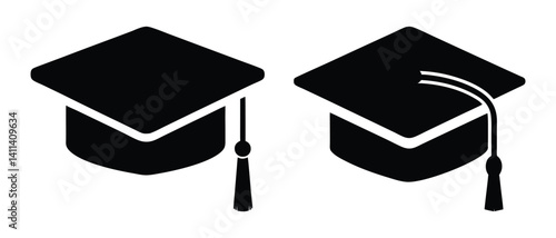 Graduation Cap Silhouette: Symbol of Academic Success