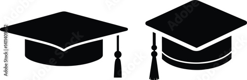 Graduation Cap Silhouette: Symbol of Academic Success
