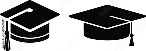 Graduation Cap Silhouette: Symbol of Academic Success