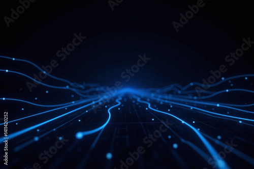 dark blue background with binary code 2