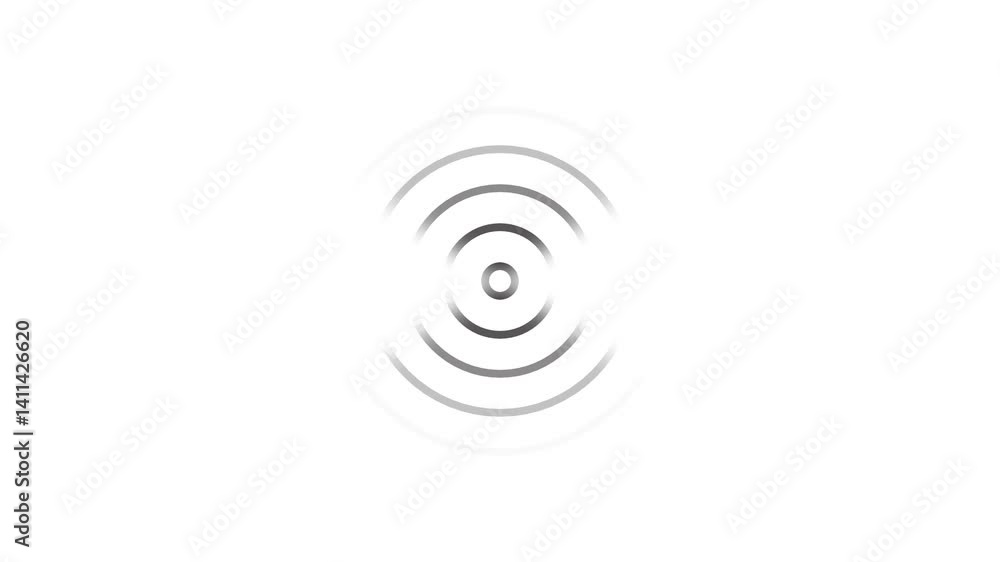 Radio waves background animation and Expanding arc waves. 4k motion graphic animation. Radio waves background animation and Expanding arc waves. 4k motion graphic animation.