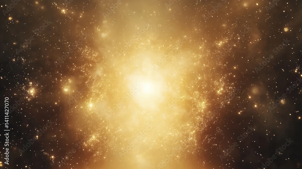 Naklejka premium Conceptual tunnel of light beams and data pulses forming a navigable communication network