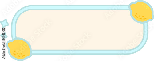 Cute fruit Text box label