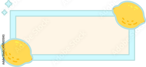 Cute fruit Text box label