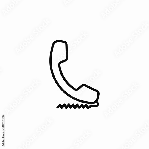 ringing phone icon sign vector