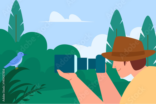 An explorer traverses vast desert dunes under a blazing sun, symbolizing resilience and the endless quest for discovery in an arid, expansive landscape.