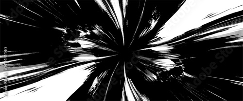 Obraz na płótnie Vector distressed circular starburst texture and black overlay monochrome grunge w salonie