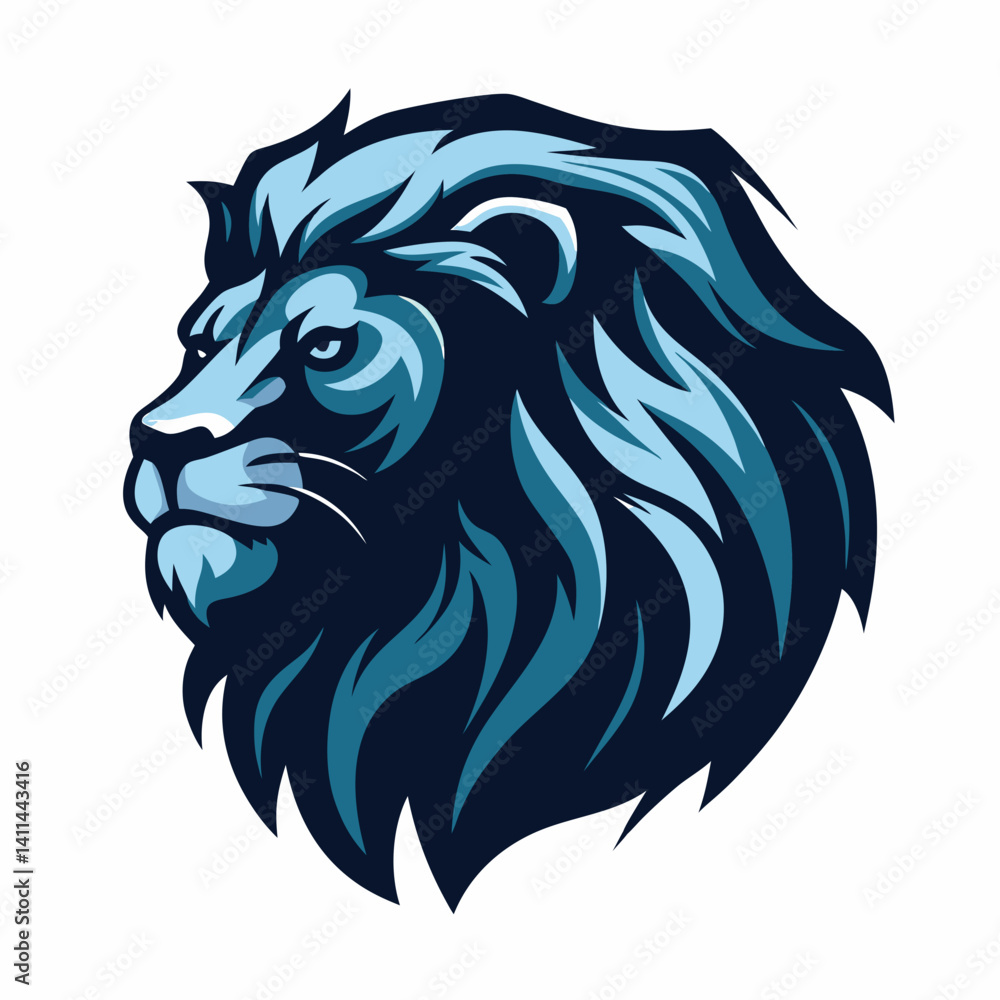 Fototapeta premium from Lion Vector Art and Illustration Set