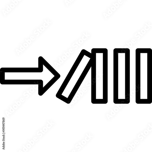 Domino Effect Icon