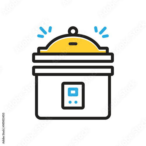 Multi color icon for instant pot pressure cooker