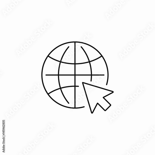 internet access icon sign vector