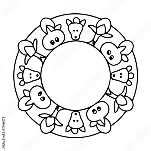 bold and easy coloring pages, simple coloring book, easy coloring pages for kids, bold line art, thick line coloring, toddler coloring pages, beginner coloring book, bold outline illustrations