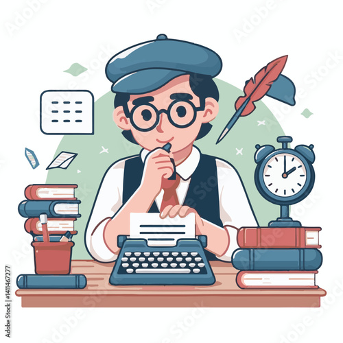 writer, business, paper, text, write, work, office, desk, pen, computer, job, hand, person, creative, online, laptop, journalist, author, internet, education, content, book, vector, technology, letter