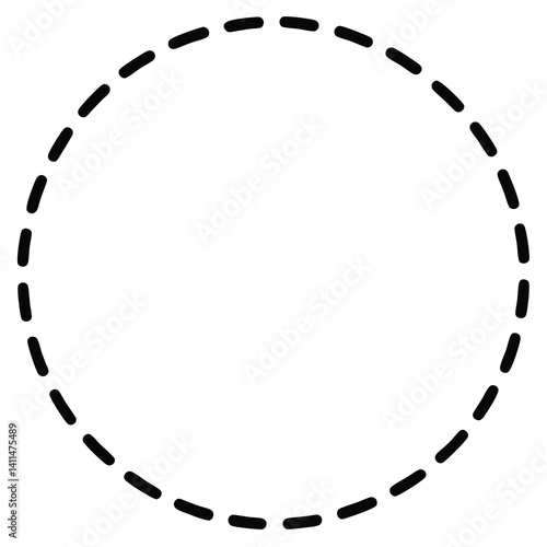 Obraz na płótnie abstract circle frame w salonie