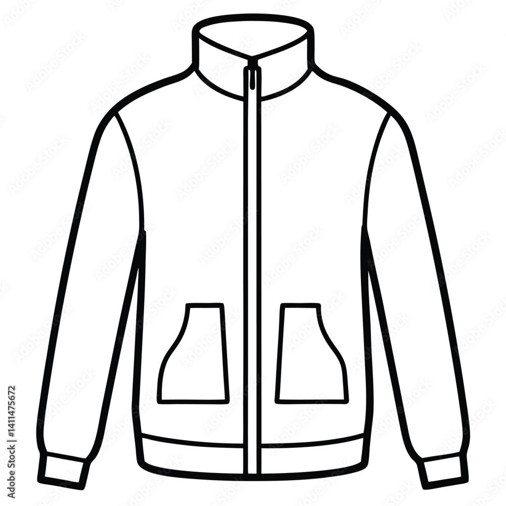 vector illustration of winter shirt on a white background