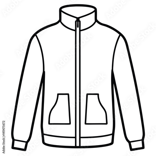 Obraz na płótnie vector illustration of winter shirt on a white background w salonie