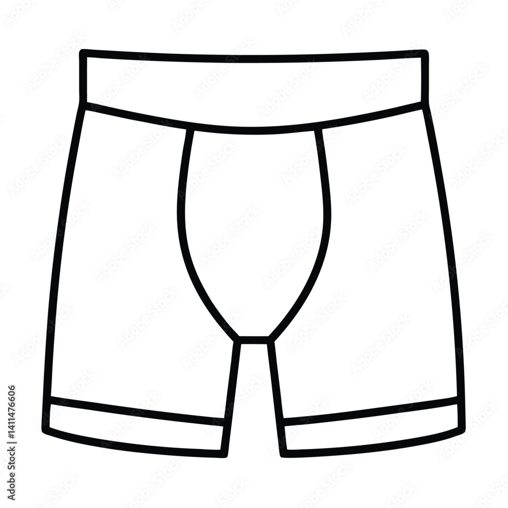Men's underwear vector on a white background