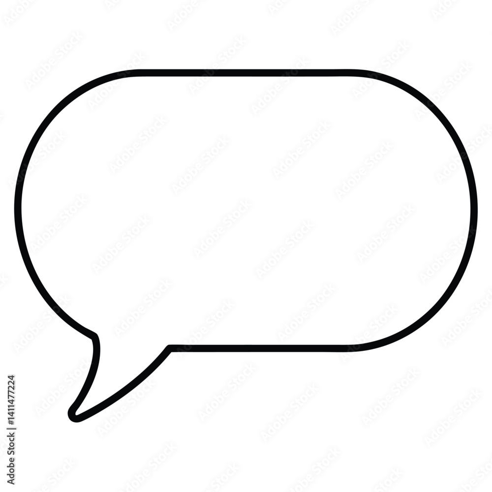 chat icon on a white background