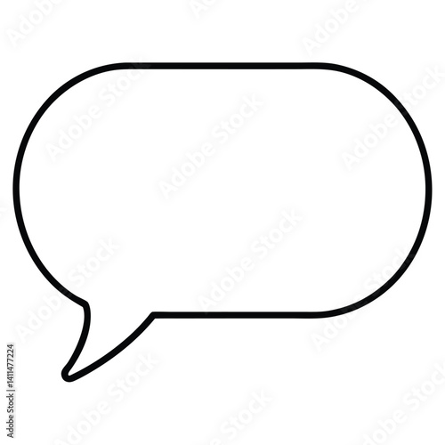Obraz na płótnie chat icon on a white background w salonie