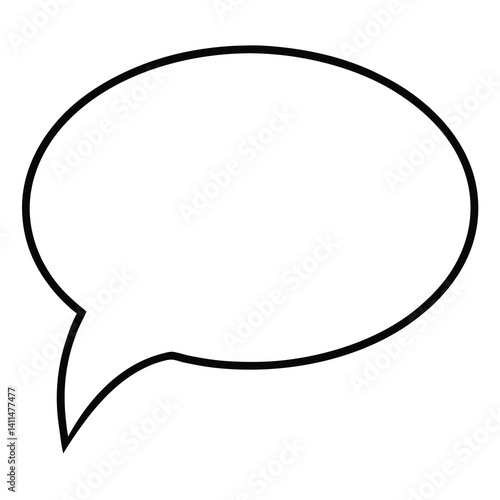 speech bubble icon vector illustration