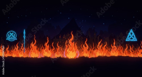 Holographic Up Helly Aa Fire Festival