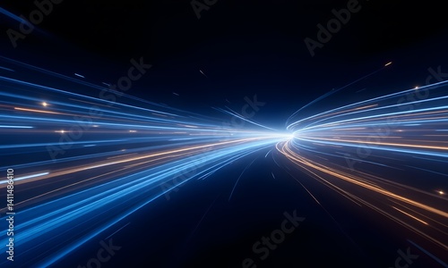 Blazing fast movement of data with lights.