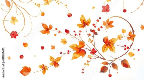 Wallpaper Mural Autumn Floral Watercolor Background

 Torontodigital.ca